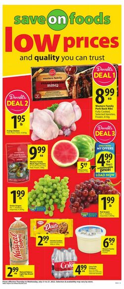 Circulaire Save-On-Foods 21.07.2022-27.07.2022