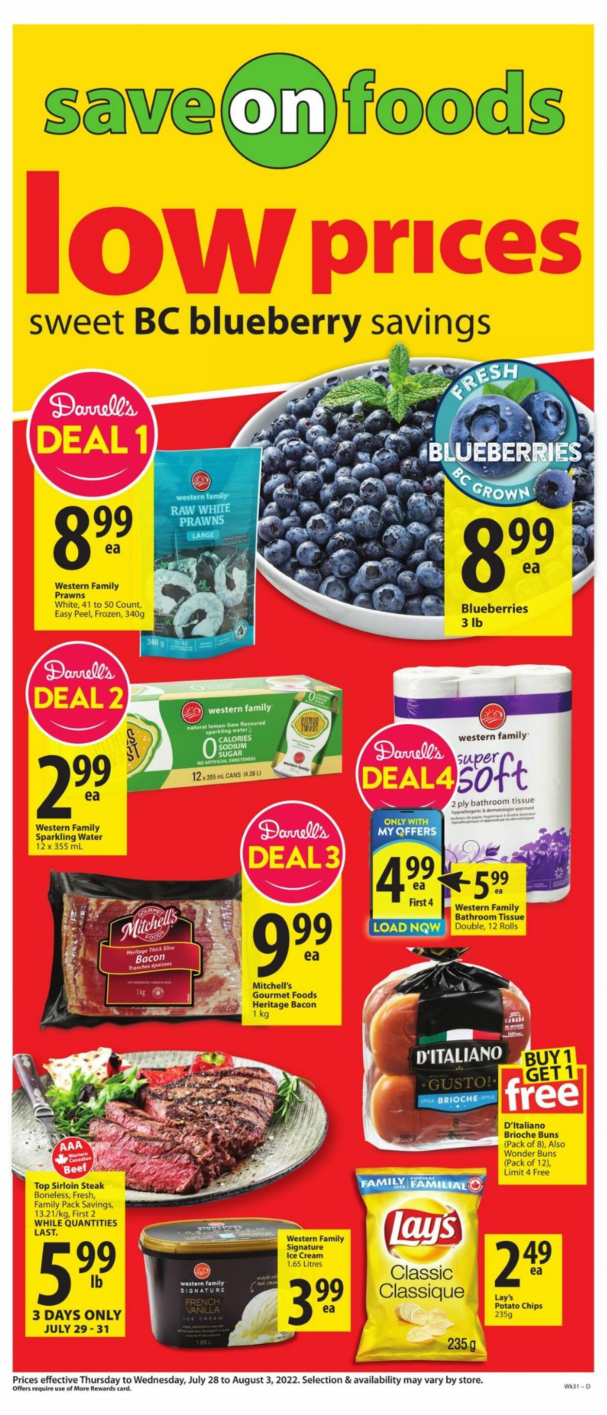 Circulaire Save-On-Foods 28.07.2022 - 03.08.2022