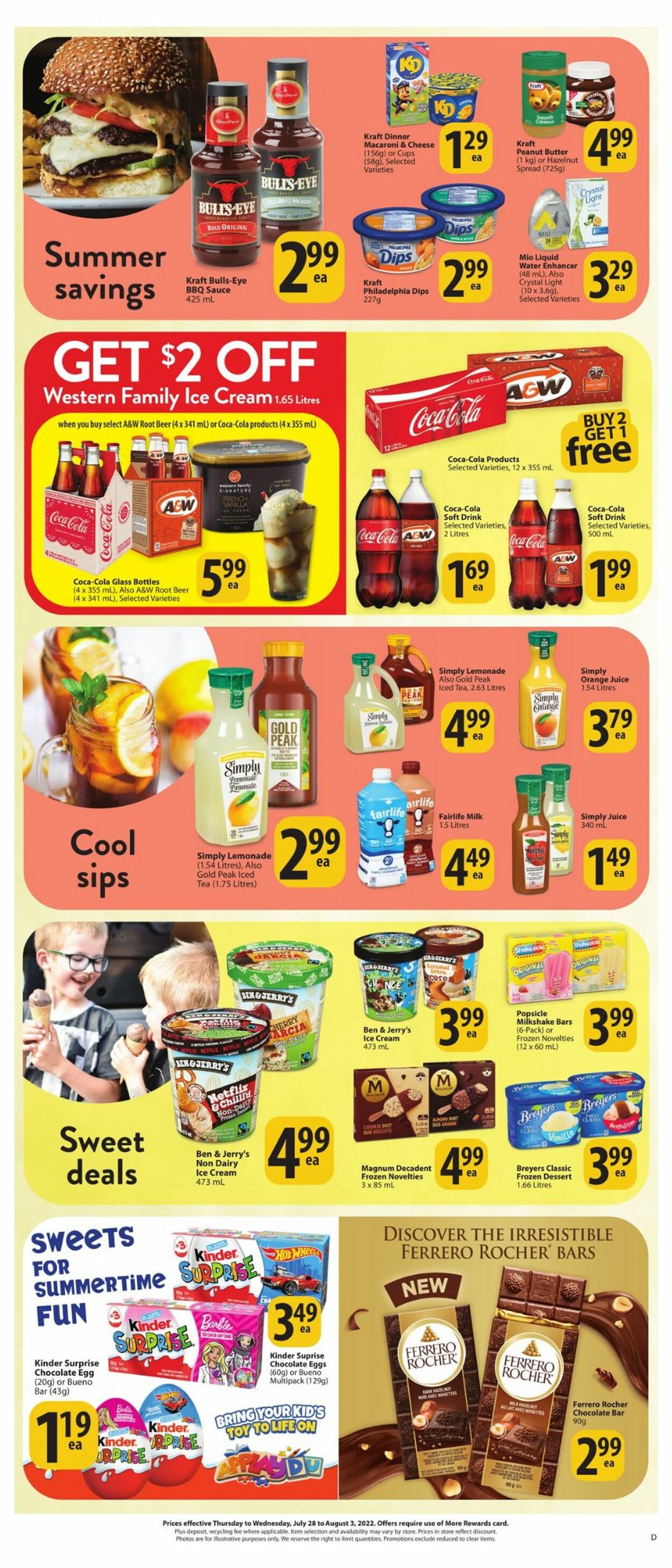 Circulaire Save-On-Foods 28.07.2022 - 03.08.2022