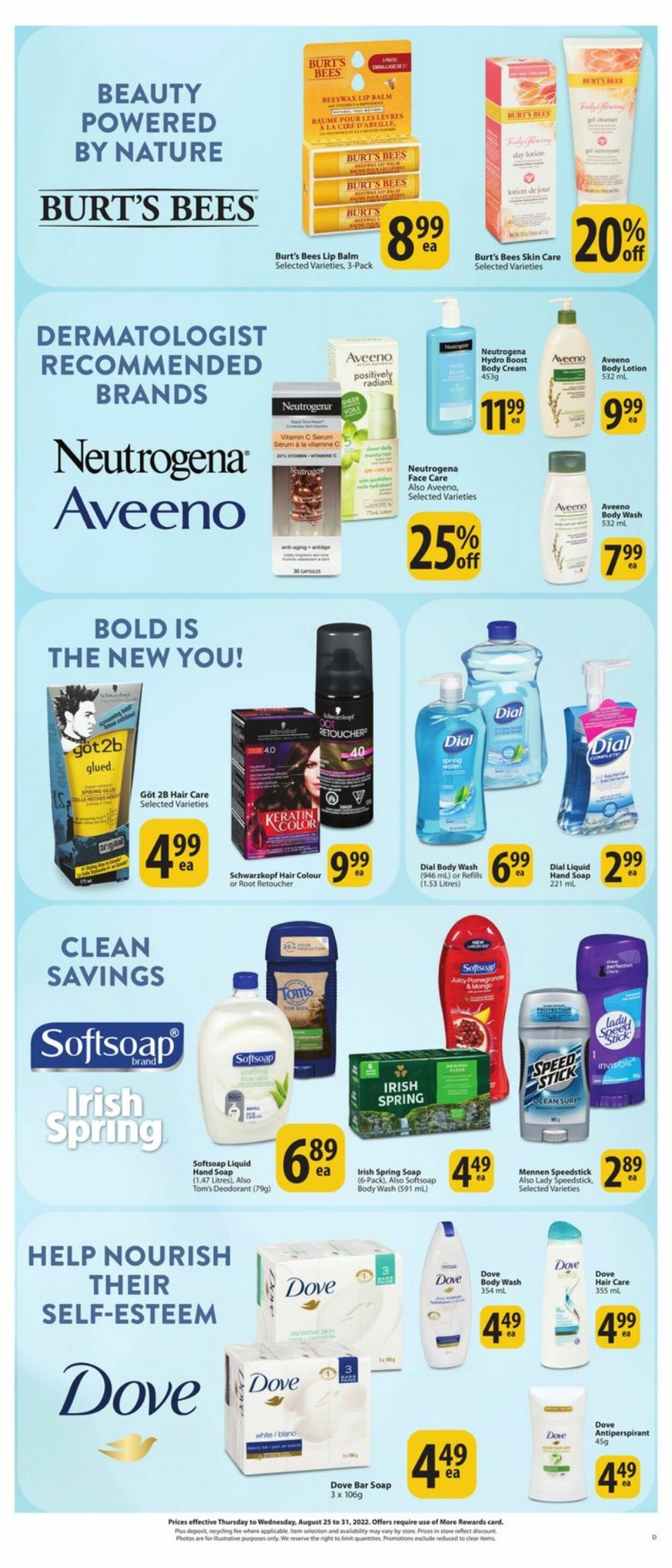 Circulaire Save-On-Foods 25.08.2022 - 31.08.2022