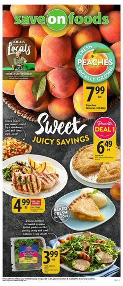 Circulaire Save-On-Foods 25.08.2022-31.08.2022