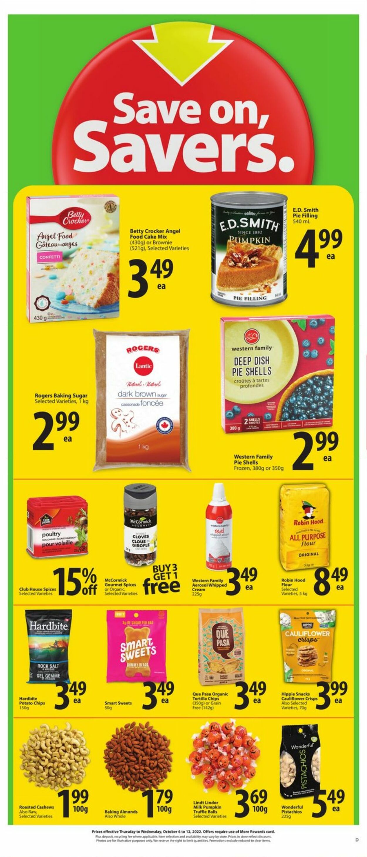 Circulaire Save-On-Foods 06.10.2022 - 12.10.2022