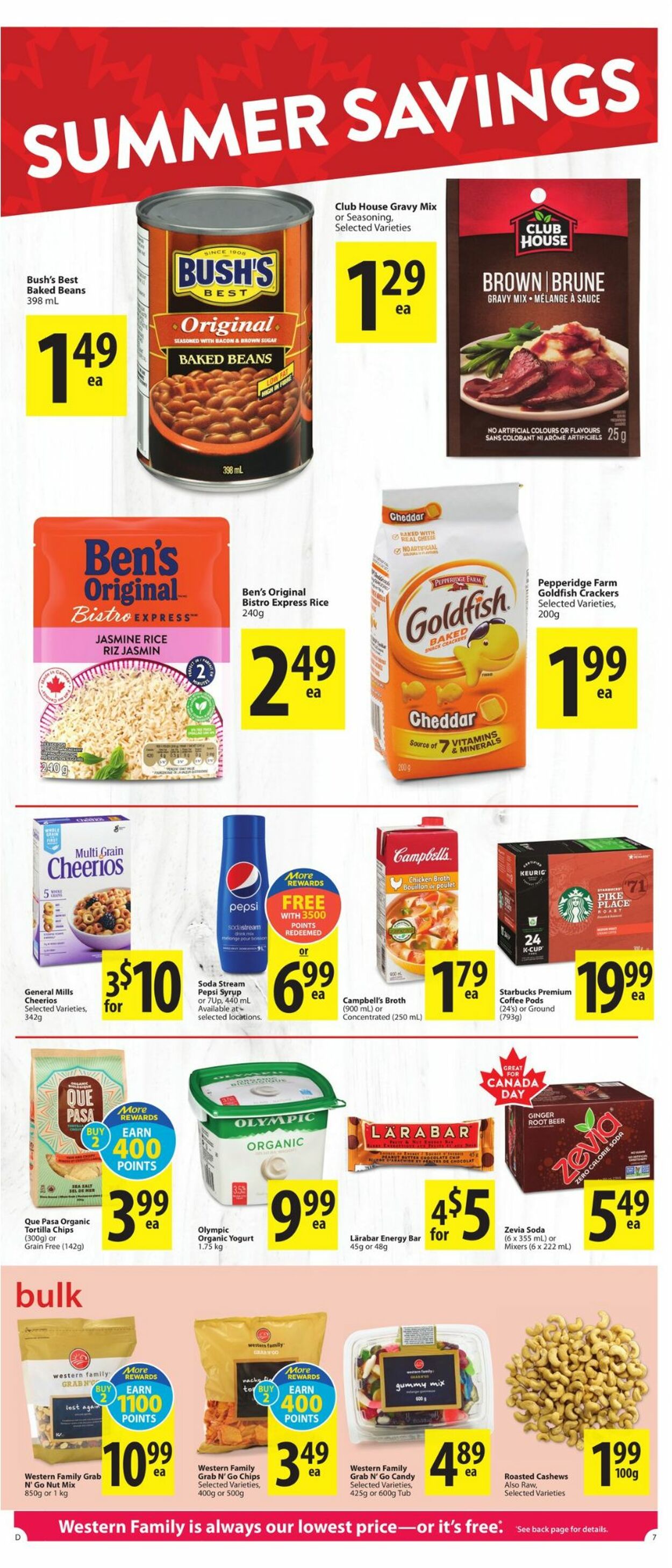 Circulaire Save-On-Foods 30.06.2022 - 06.07.2022