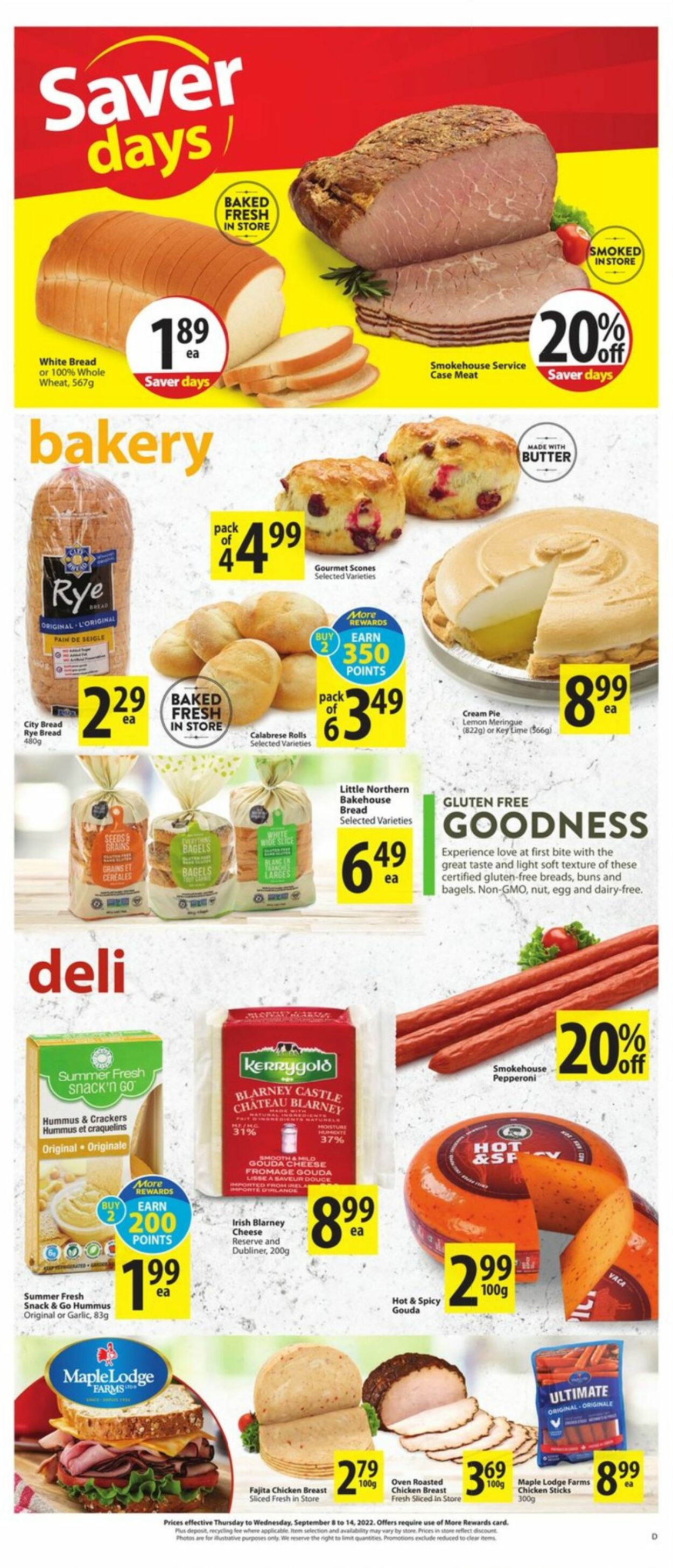 Circulaire Save-On-Foods 08.09.2022 - 14.09.2022