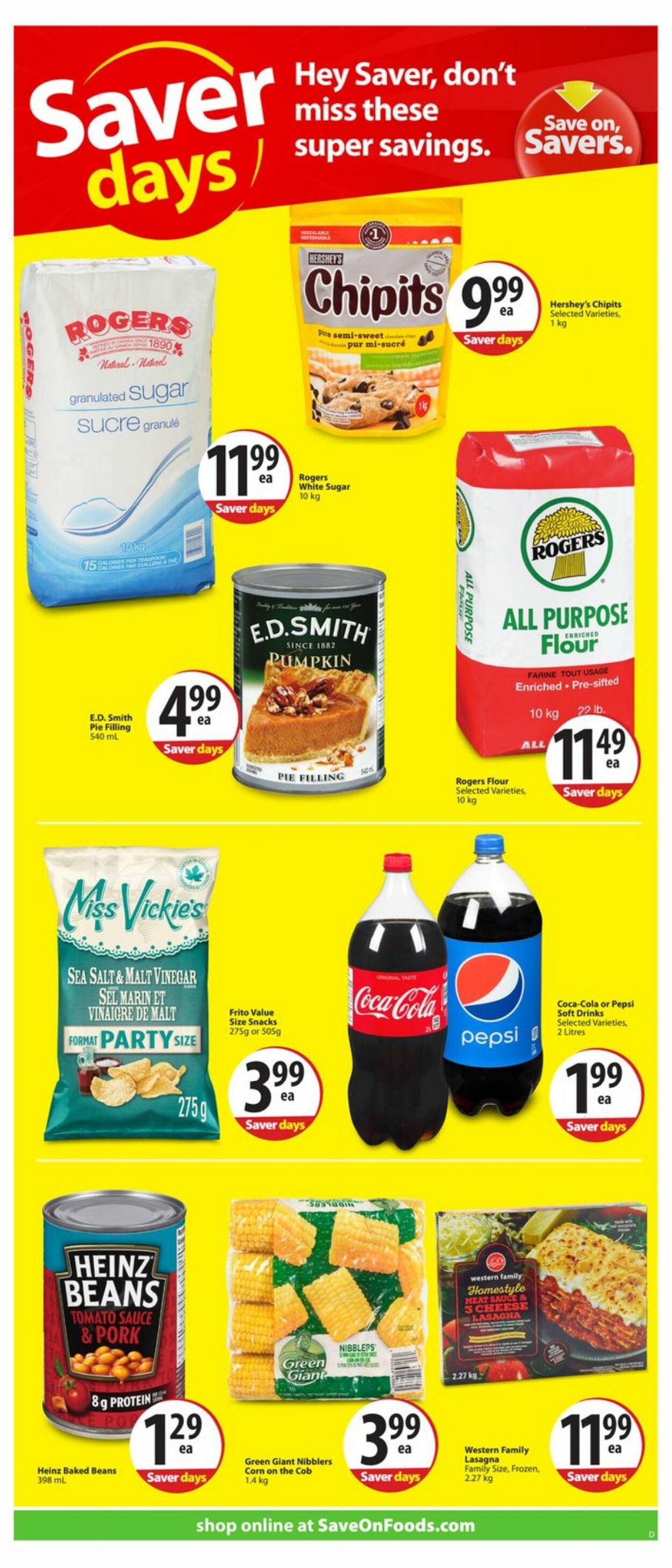 Circulaire Save-On-Foods 22.09.2022 - 28.09.2022