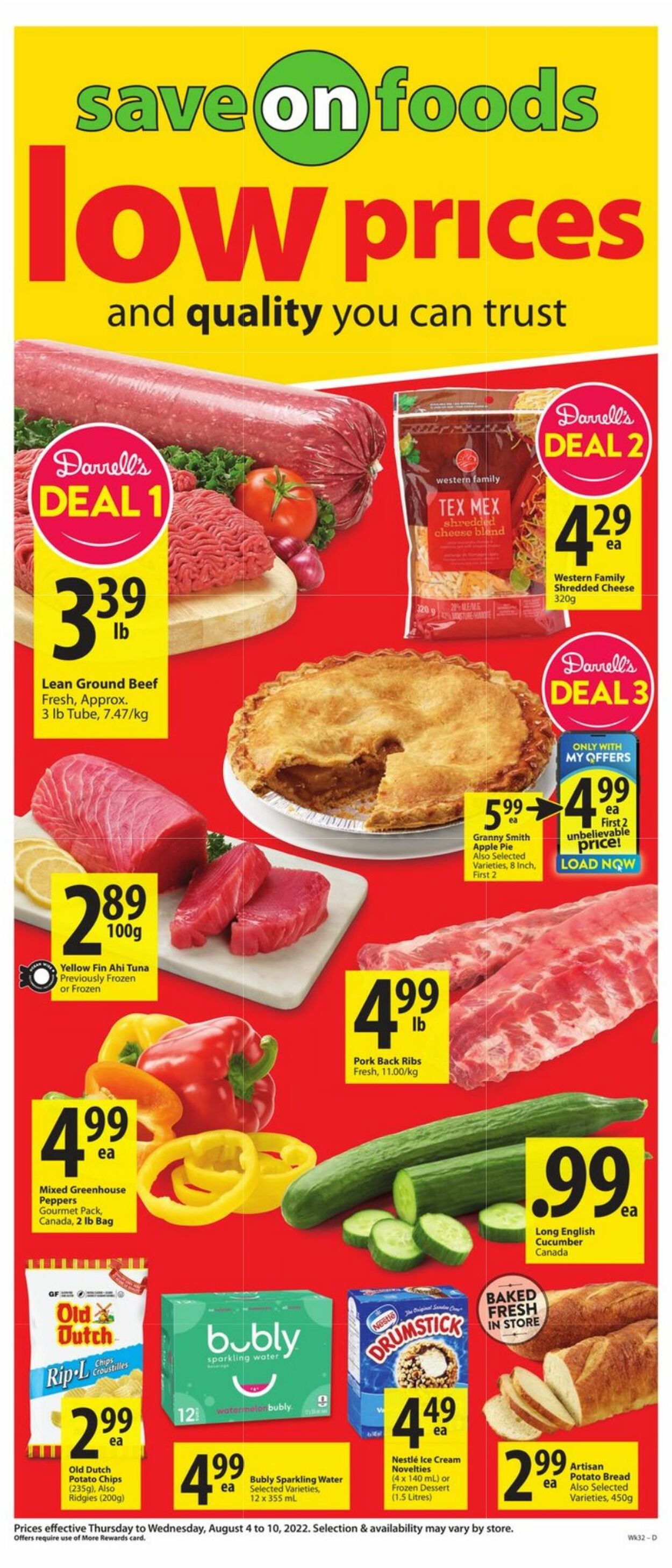 Circulaire Save-On-Foods 04.08.2022 - 10.08.2022