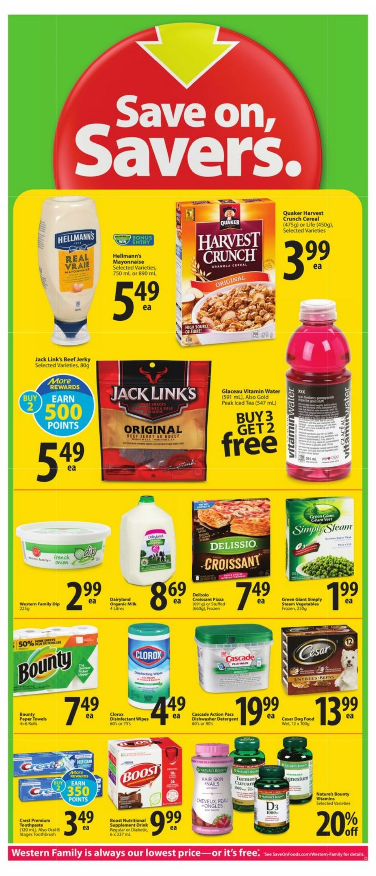 Circulaire Save-On-Foods 04.08.2022 - 10.08.2022