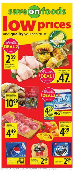 Circulaire Save-On-Foods 18.08.2022-24.08.2022