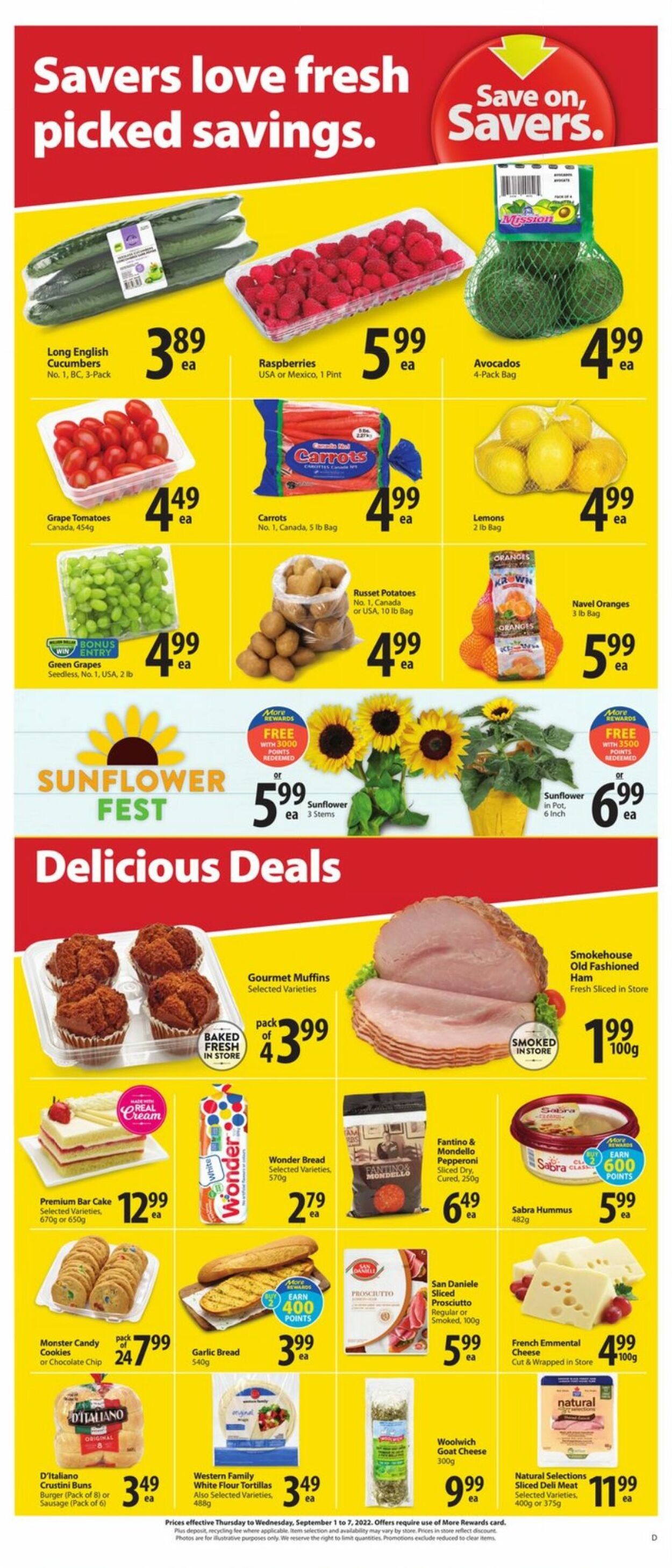 Circulaire Save-On-Foods 01.09.2022 - 07.09.2022