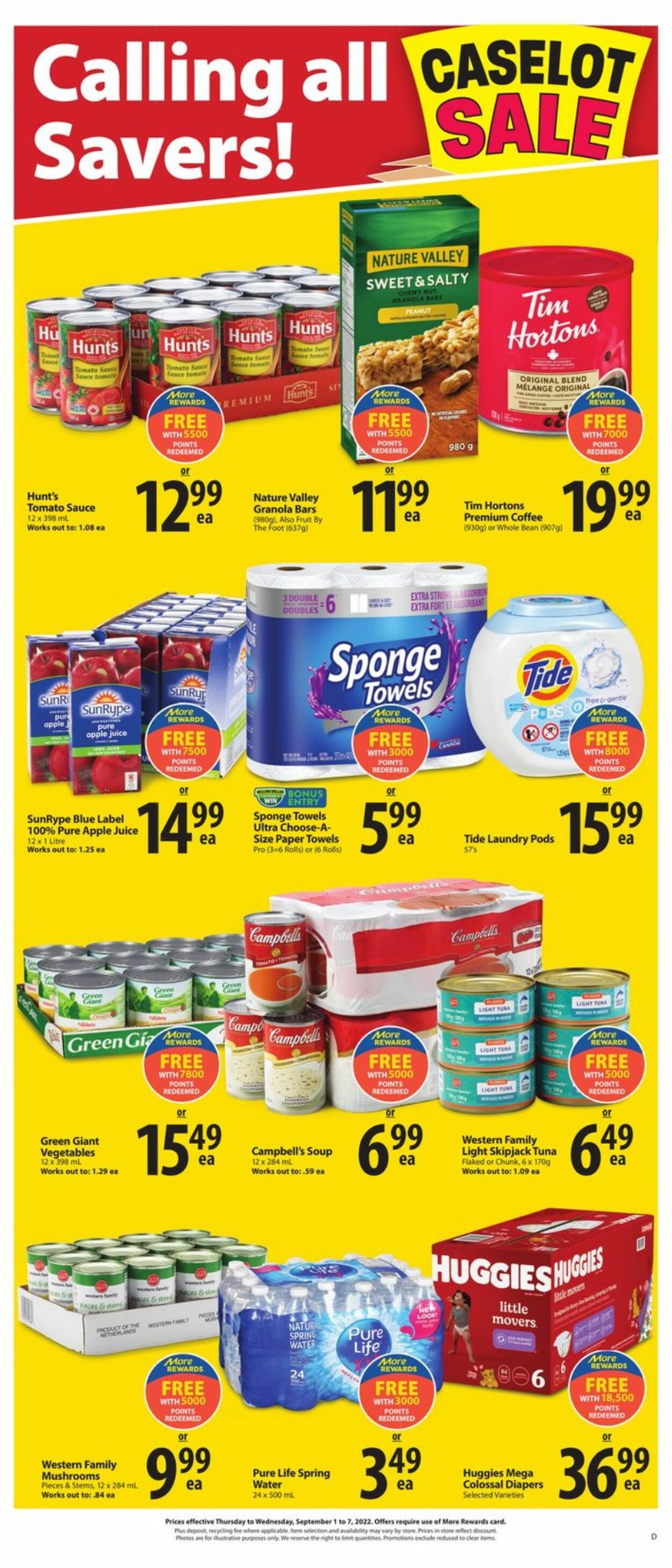 Circulaire Save-On-Foods 01.09.2022 - 07.09.2022