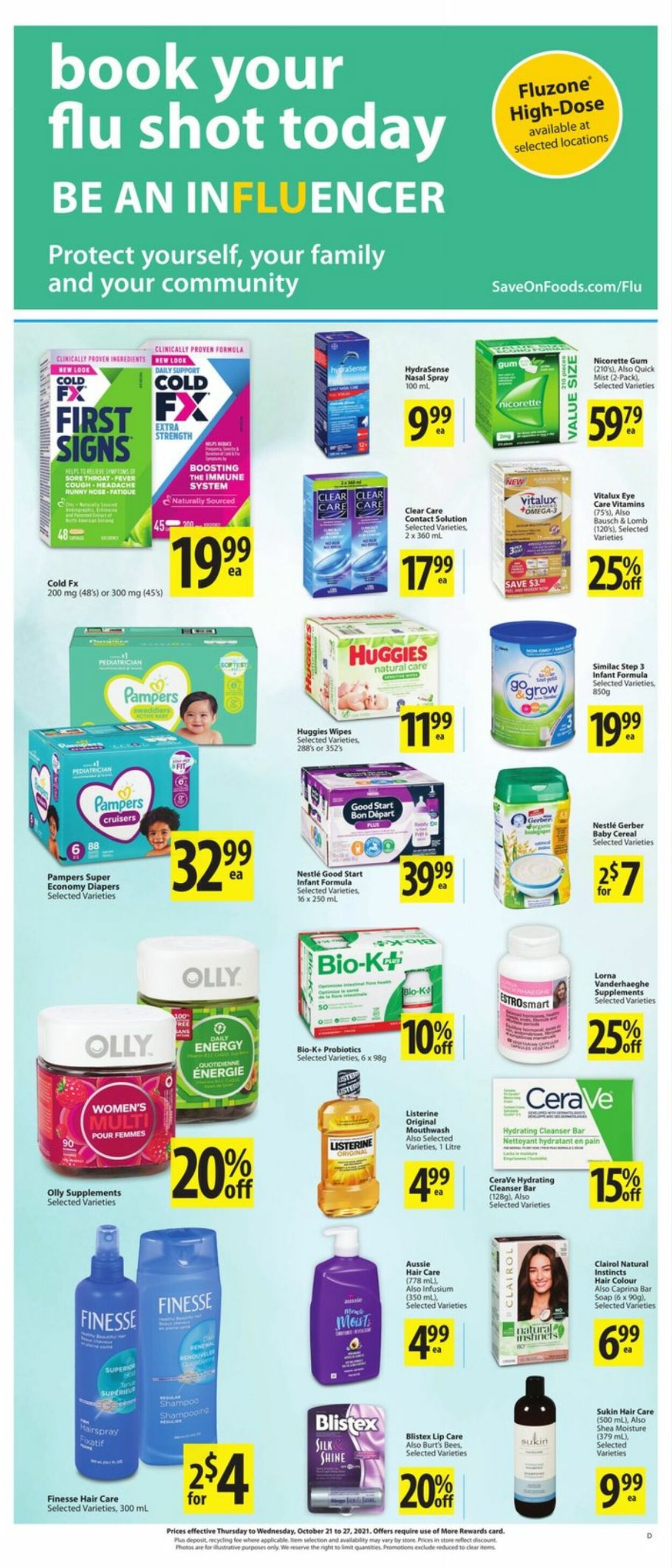 Circulaire Save-On-Foods 21.10.2021 - 27.10.2021