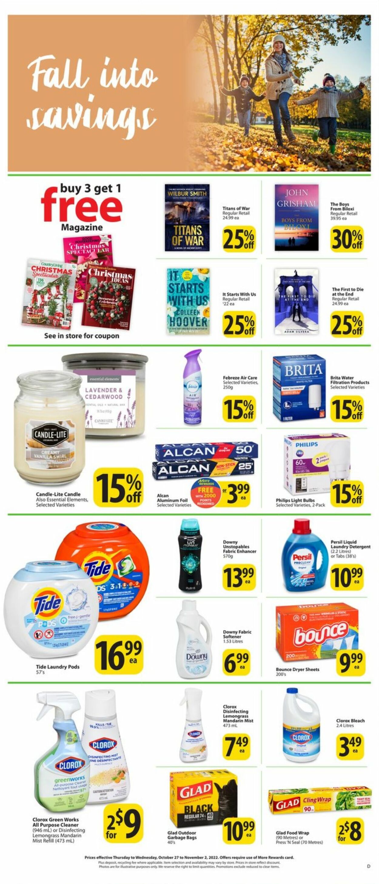 Circulaire Save-On-Foods 27.10.2022 - 02.11.2022