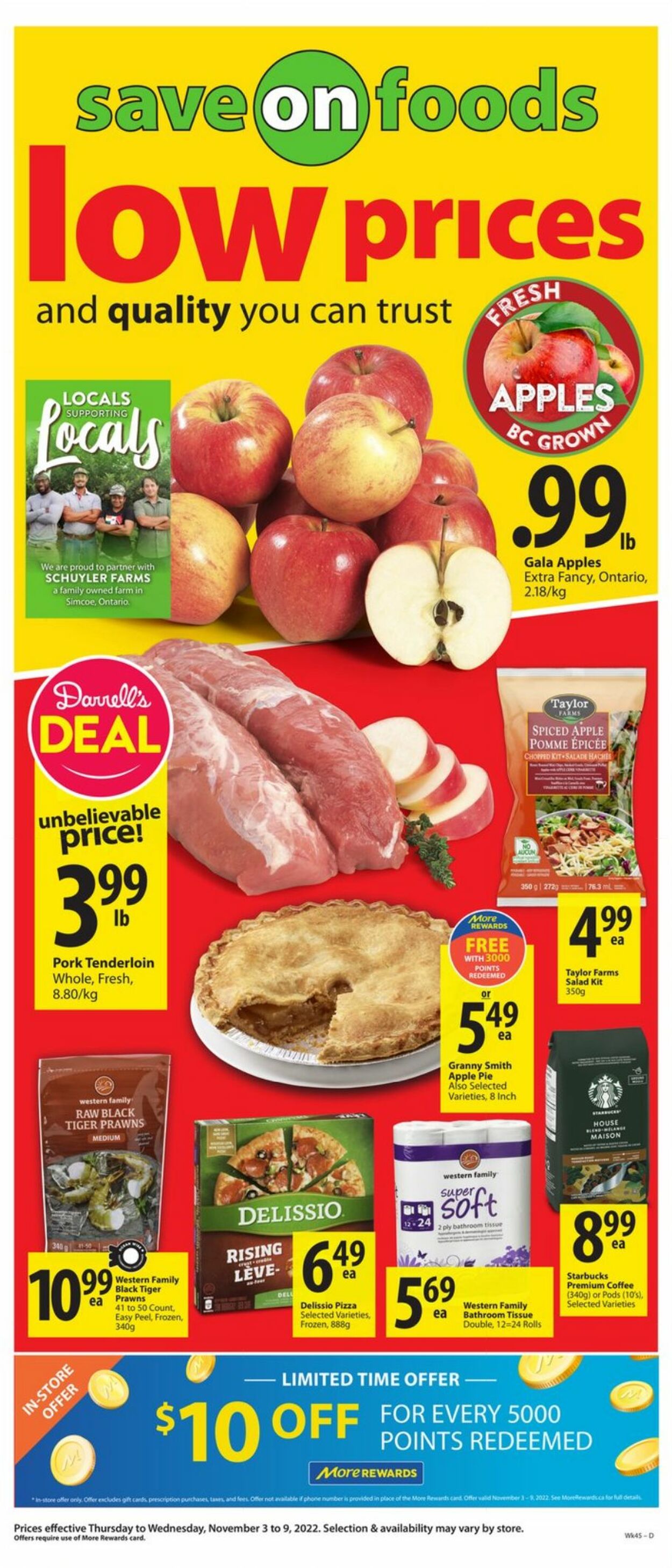 Circulaire Save-On-Foods 03.11.2022 - 09.11.2022