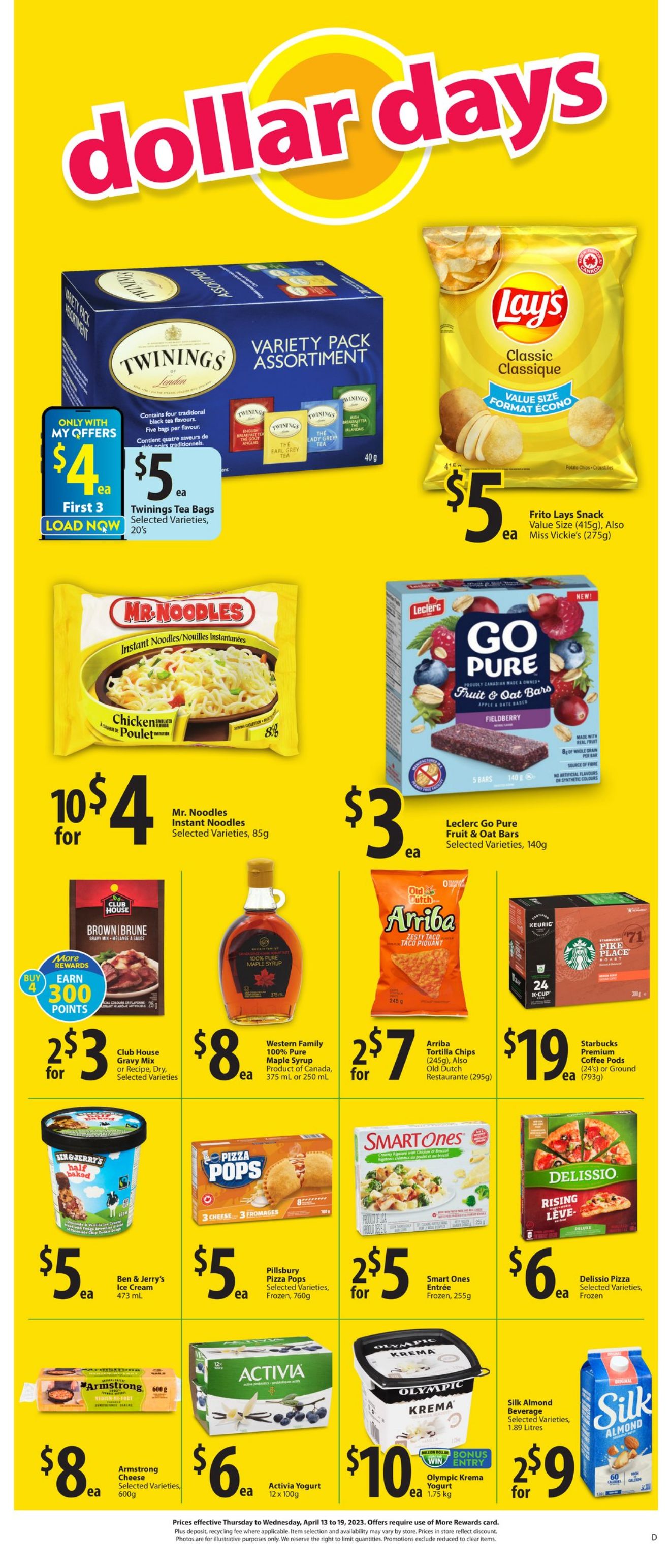 Circulaire Save-On-Foods 13.04.2023 - 19.04.2023