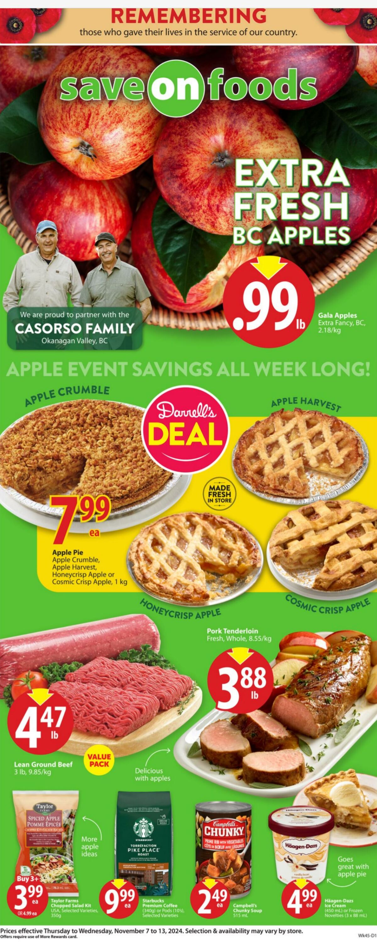 Circulaire Save-On-Foods 07.11.2024 - 13.11.2024