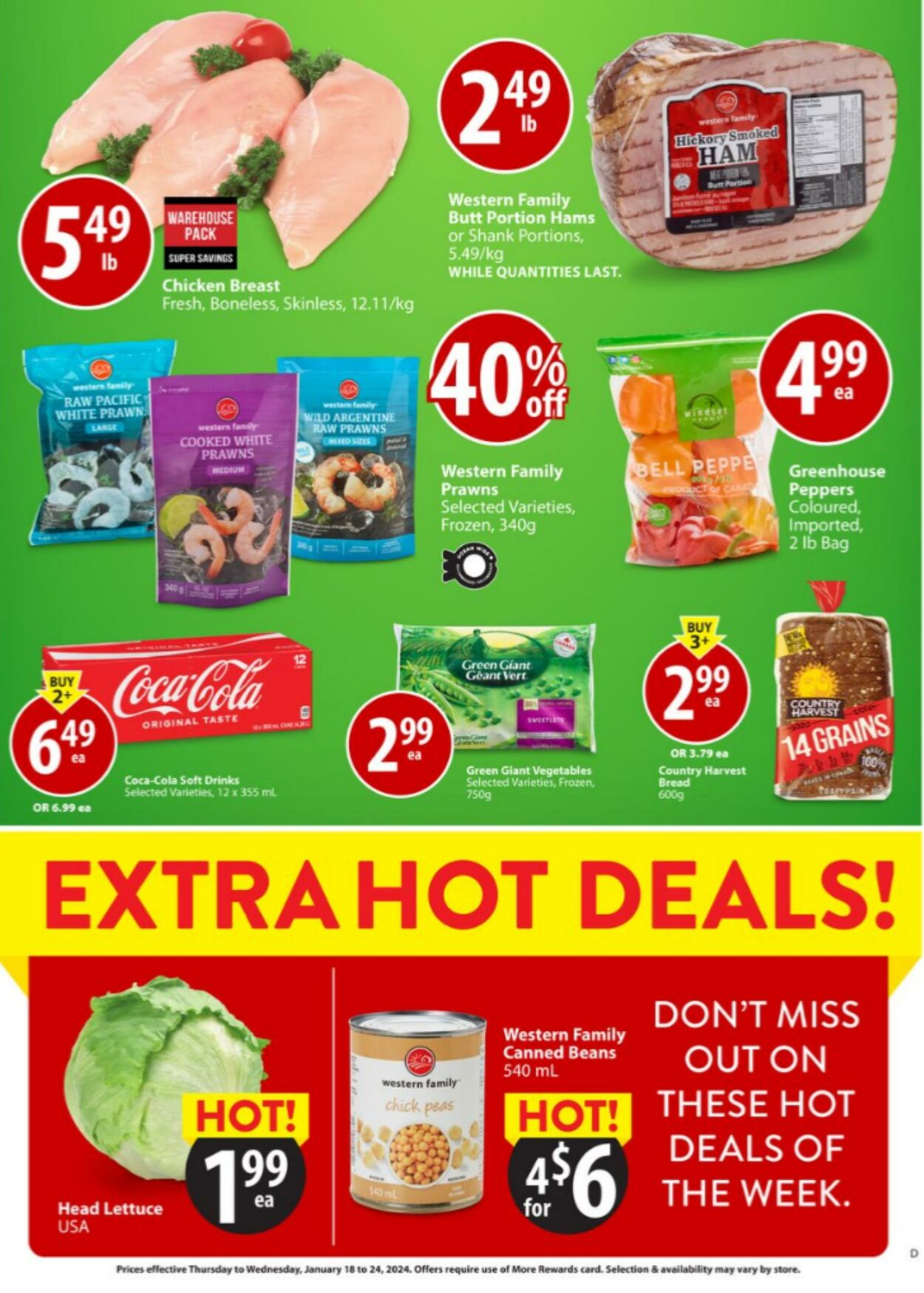 Circulaire Save-On-Foods 18.01.2024 - 24.01.2024