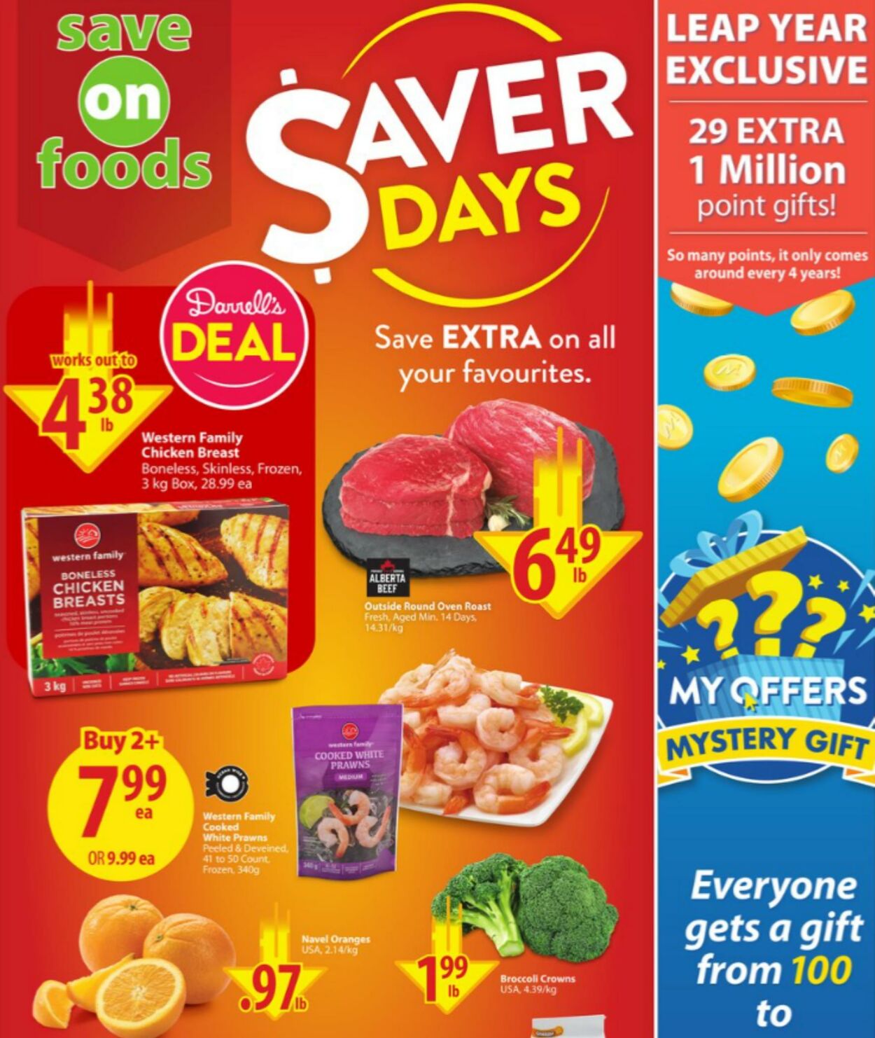 Circulaire Save-On-Foods 29.02.2024 - 06.03.2024