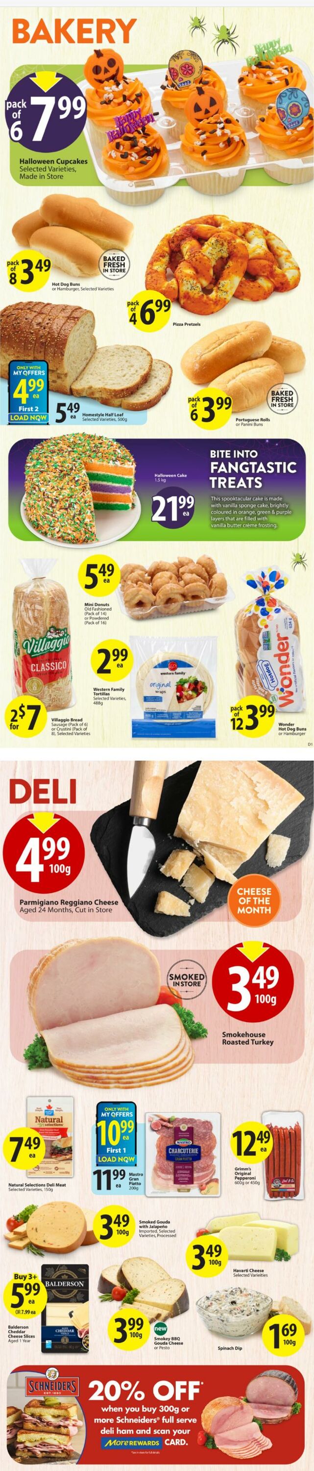 Circulaire Save-On-Foods 24.10.2024 - 30.10.2024