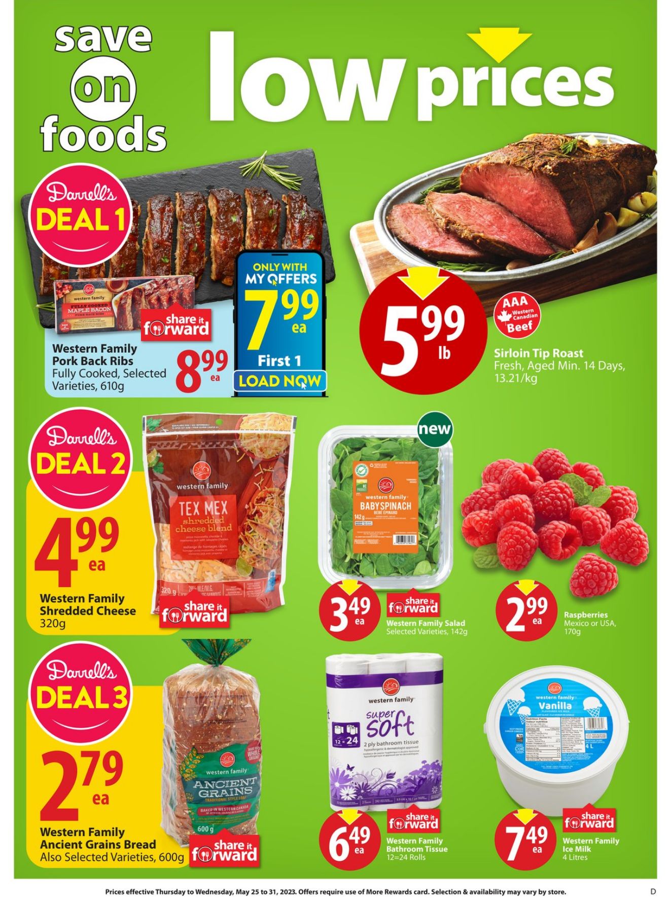 Circulaire Save-On-Foods 25.05.2023 - 31.05.2023