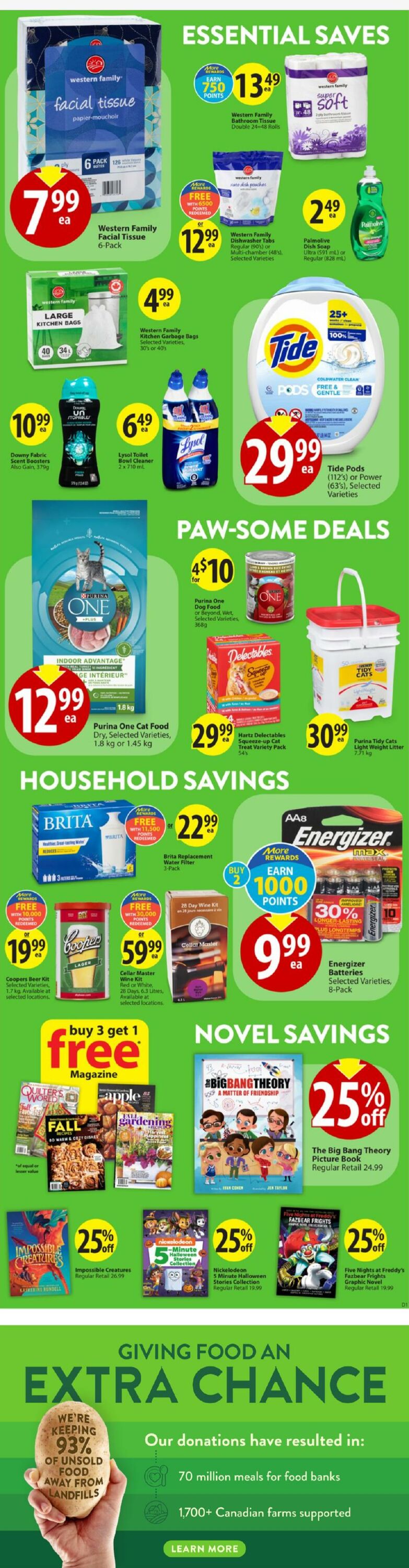 Circulaire Save-On-Foods 19.09.2024 - 25.09.2024