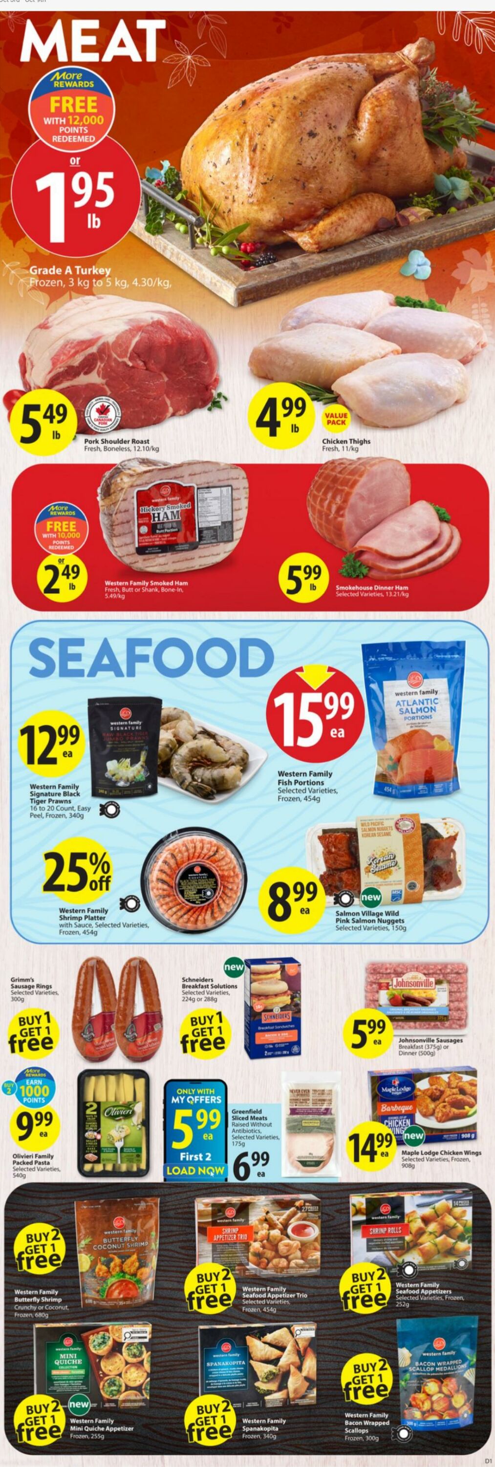 Circulaire Save-On-Foods 10.10.2024 - 16.10.2024