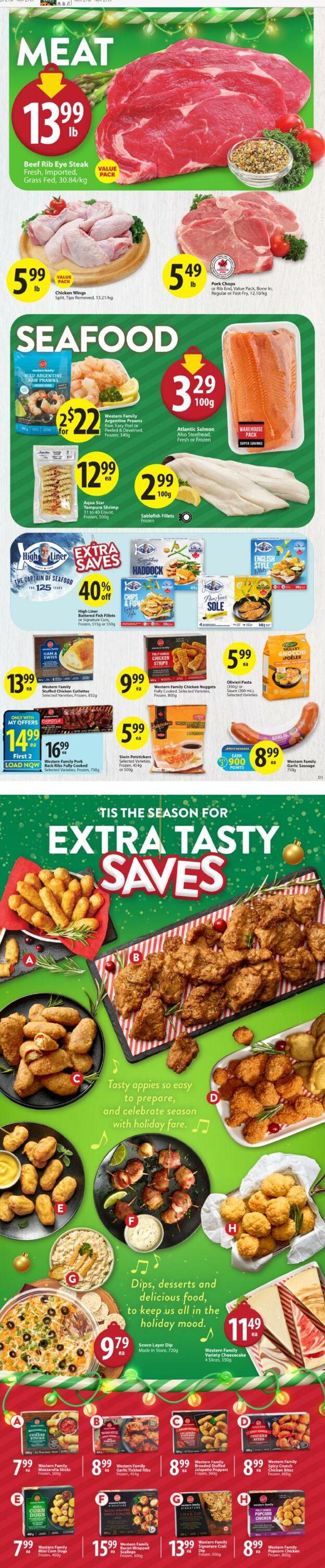 Circulaire Save-On-Foods 28.11.2024 - 04.12.2024