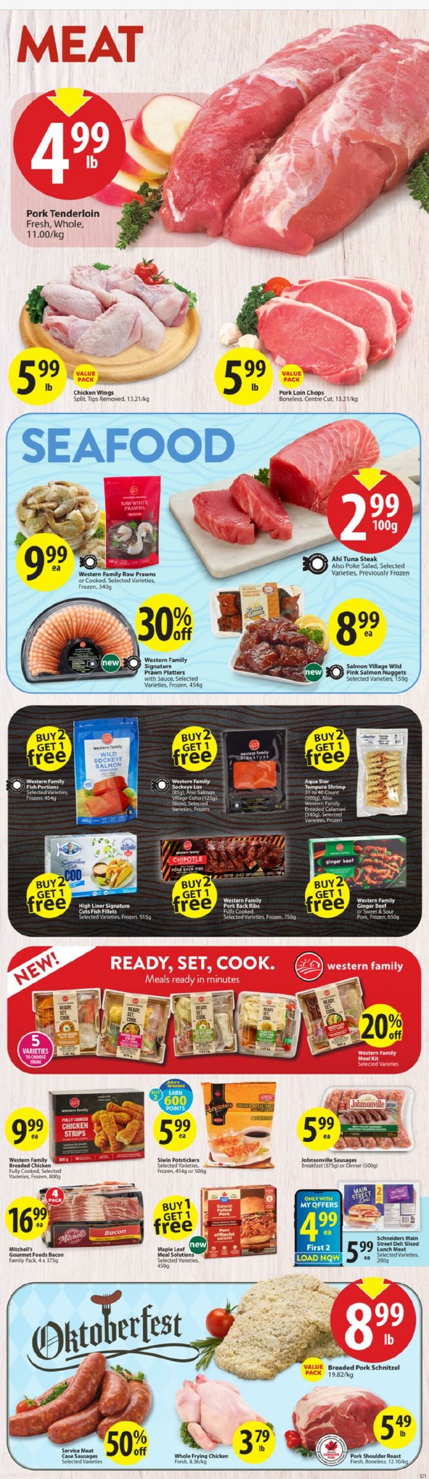 Circulaire Save-On-Foods 26.09.2024 - 02.10.2024