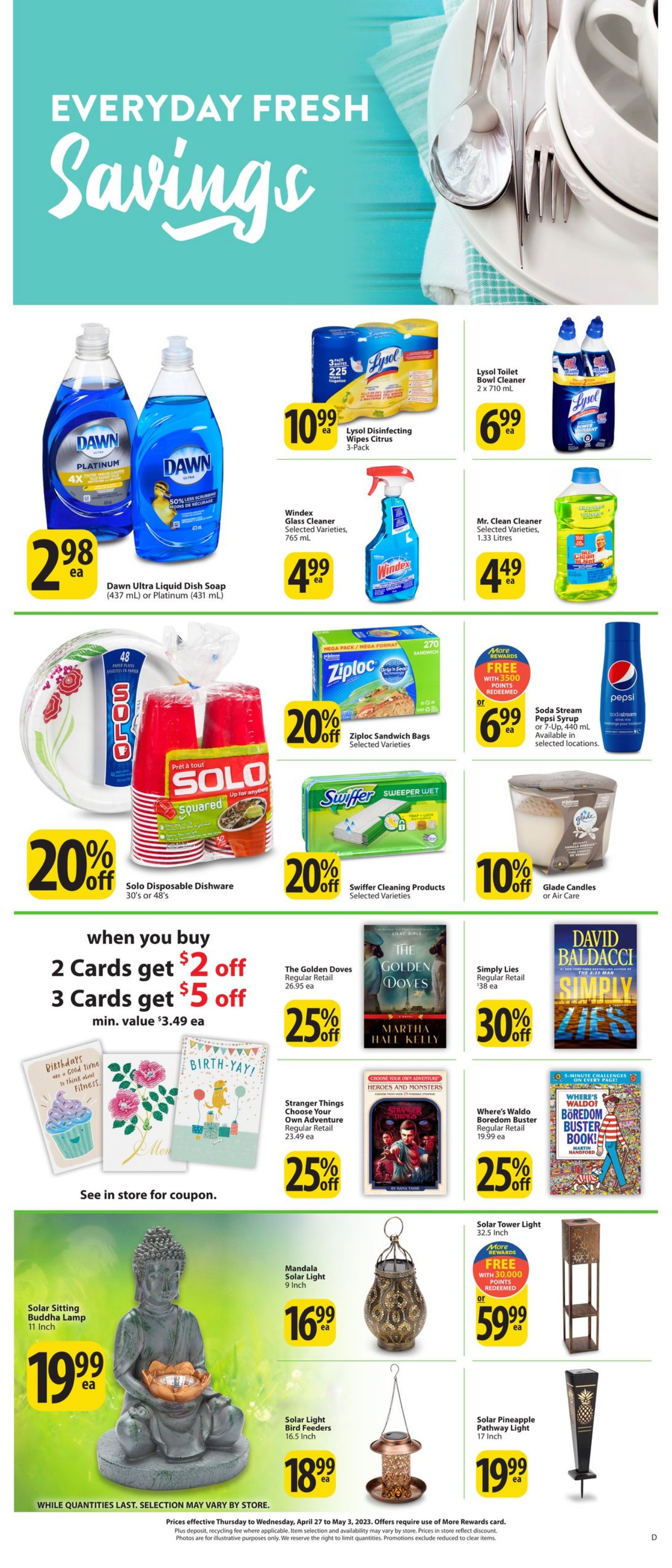 Circulaire Save-On-Foods 27.04.2023 - 03.05.2023