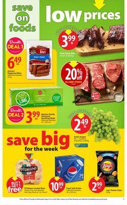 Circulaire Save-On-Foods 14.09.2023 - 20.09.2023