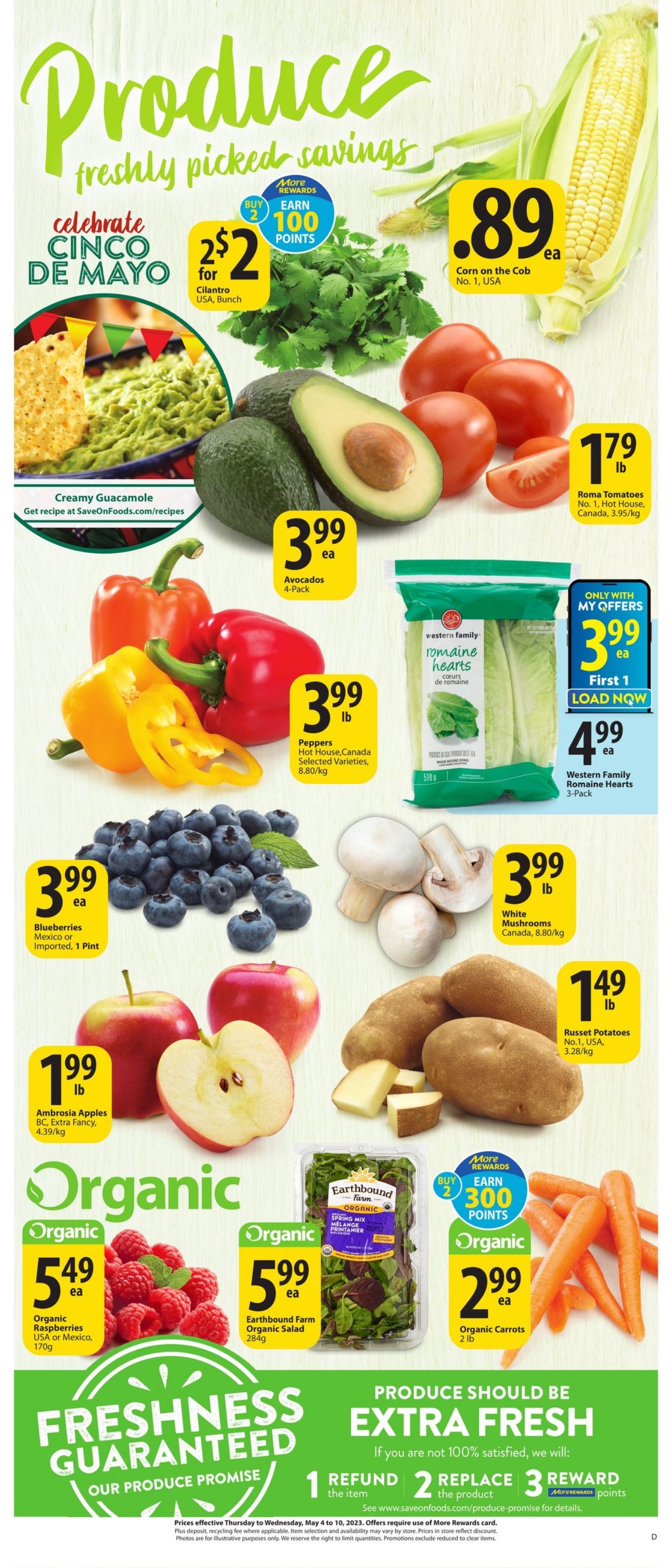 Circulaire Save-On-Foods 04.05.2023 - 10.05.2023
