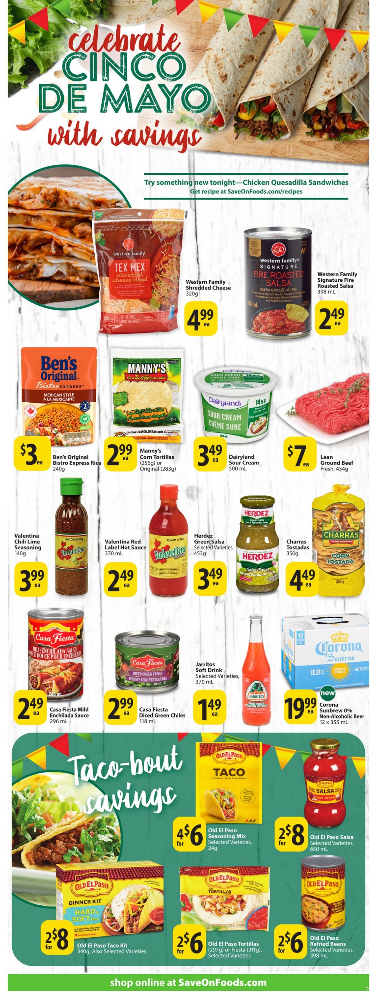 Circulaire Save-On-Foods 04.05.2023 - 10.05.2023