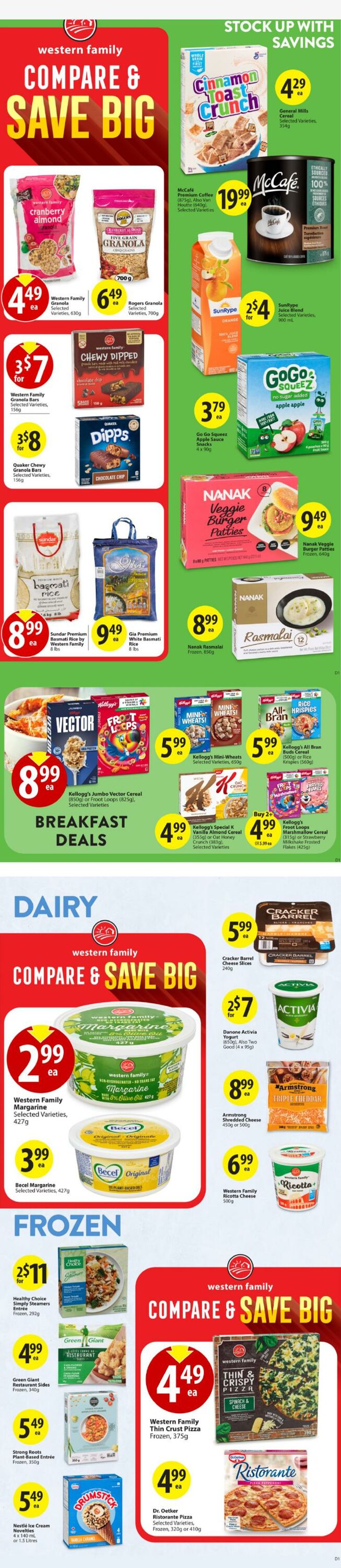 Circulaire Save-On-Foods 09.01.2025 - 15.01.2025