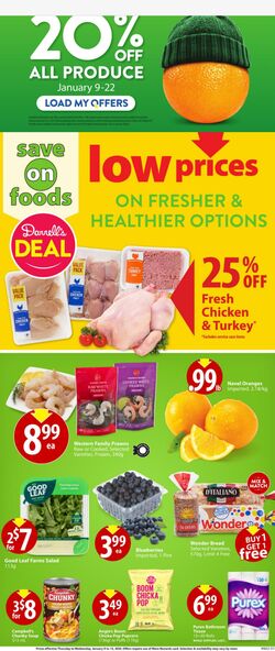 Circulaire Save-On-Foods 09.01.2025 - 15.01.2025