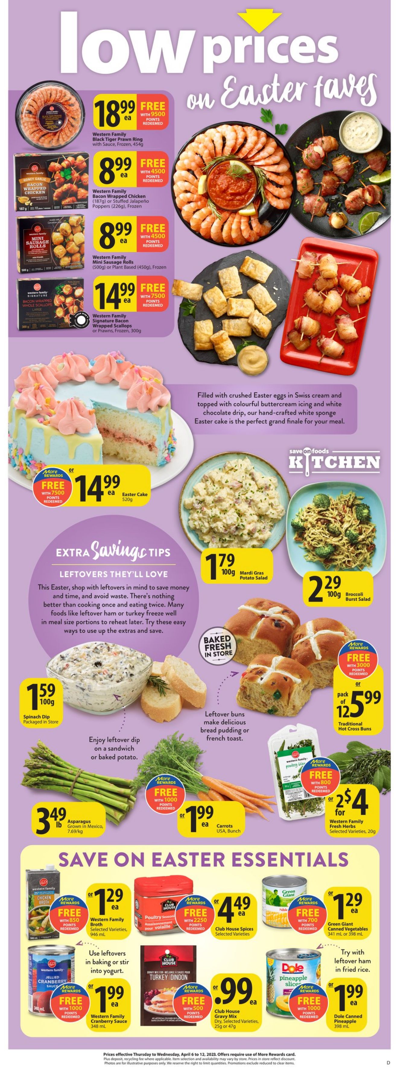 Circulaire Save-On-Foods 06.04.2023 - 12.04.2023