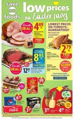 Circulaire Save-On-Foods 06.04.2023 - 12.04.2023