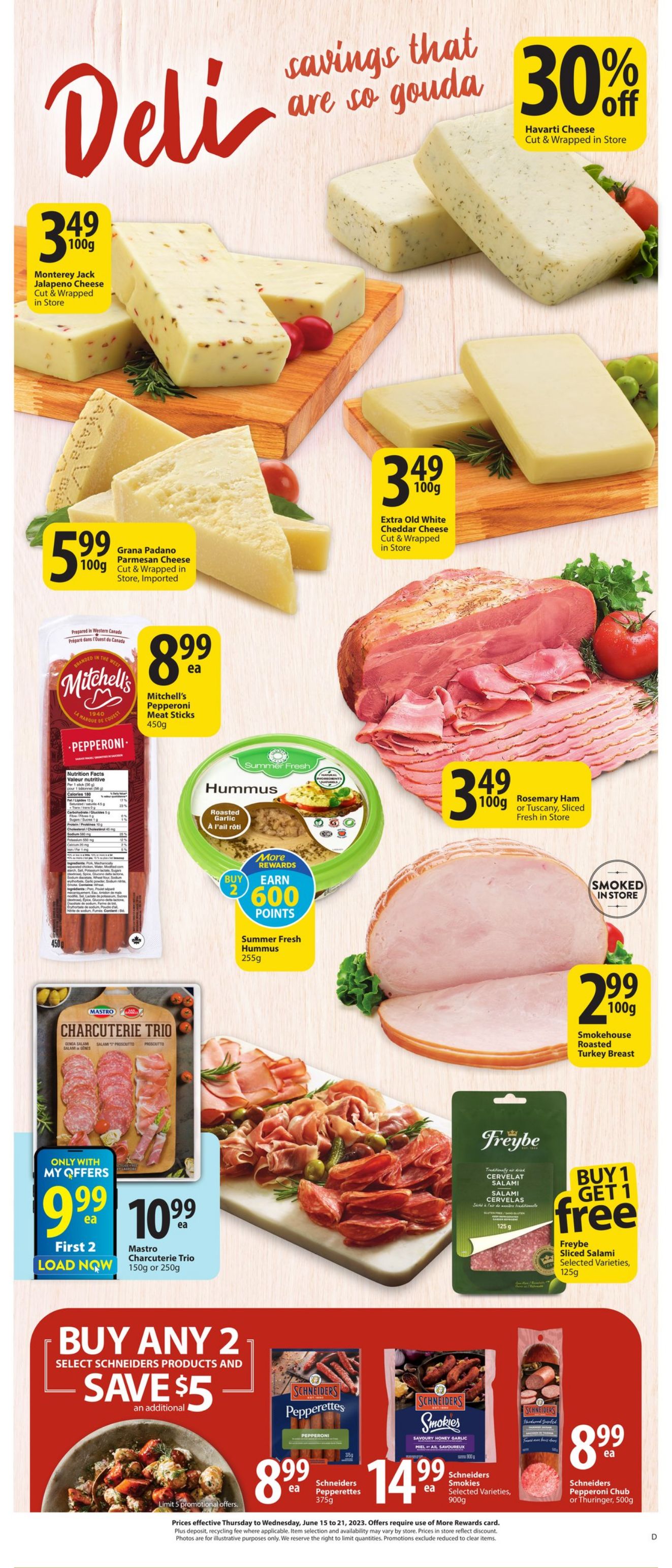 Circulaire Save-On-Foods 15.06.2023 - 21.06.2023