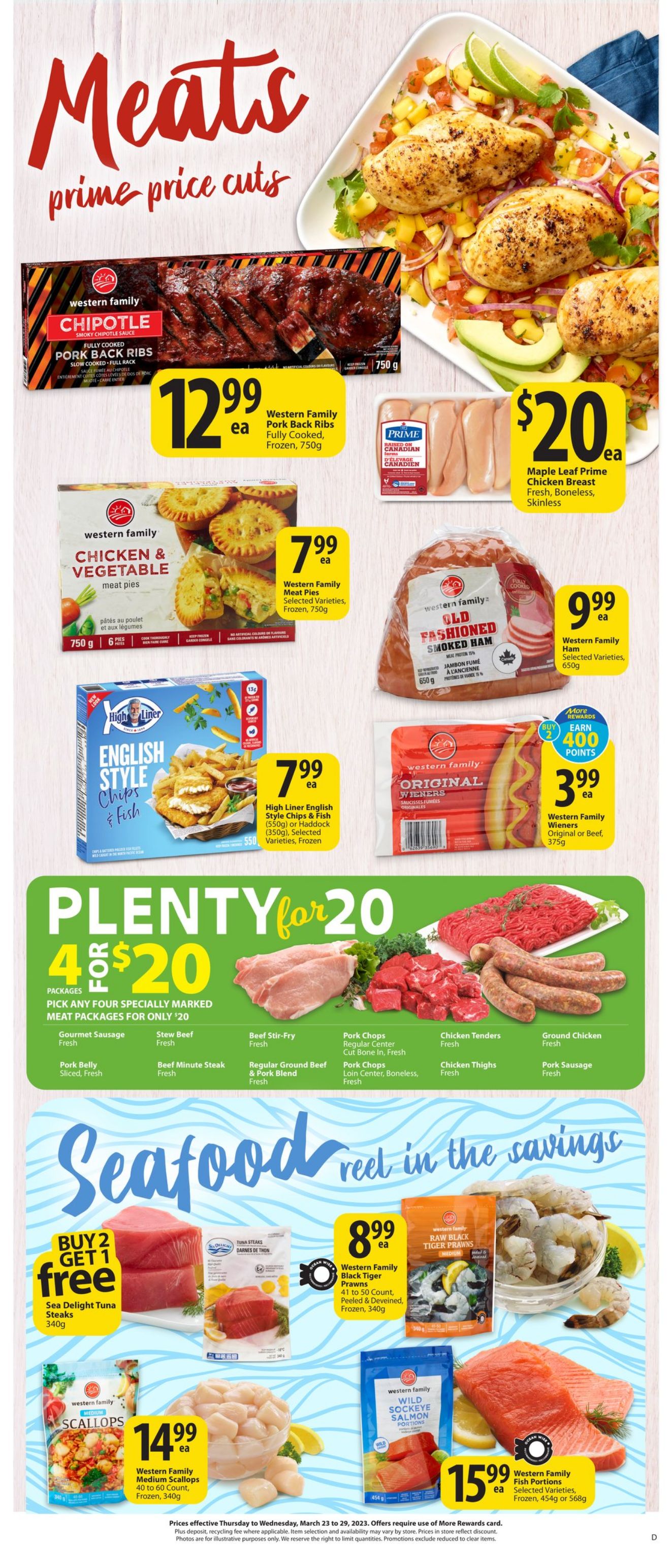 Circulaire Save-On-Foods 23.03.2023 - 29.03.2023
