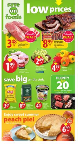 Circulaire Save-On-Foods 14.09.2023 - 20.09.2023