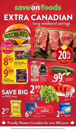 Circulaire Save-On-Foods 29.06.2023 - 05.07.2023