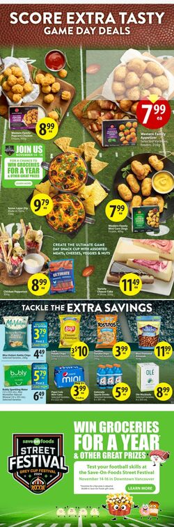 Circulaire Save-On-Foods 10.10.2024 - 16.10.2024