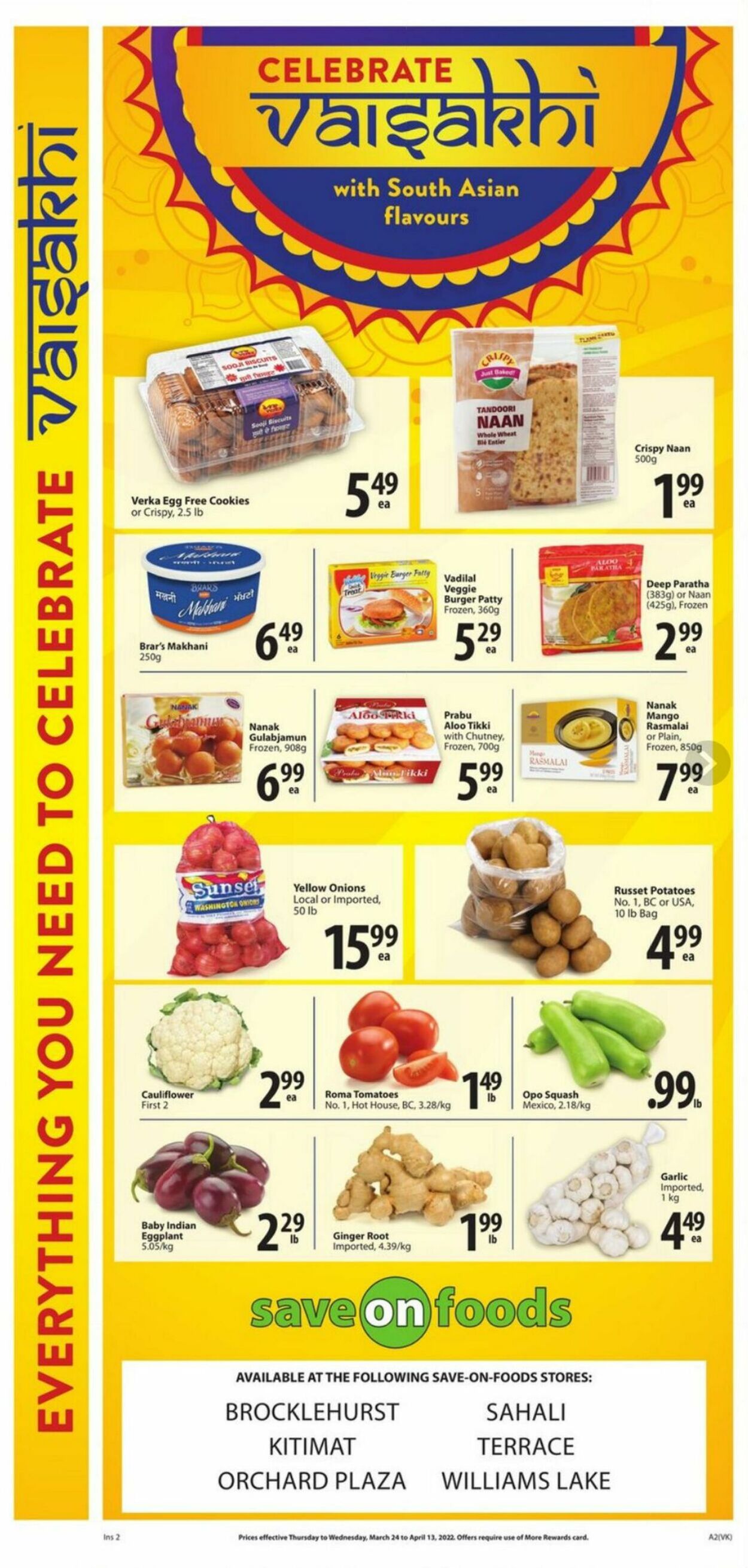 Circulaire Save-On-Foods 07.04.2022 - 13.04.2022