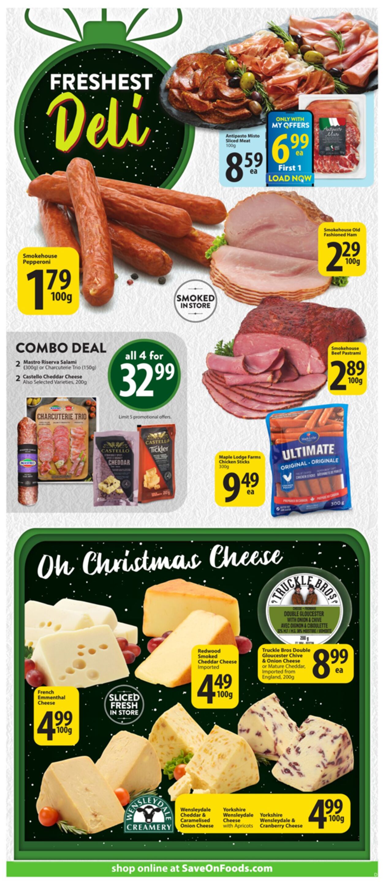 Circulaire Save-On-Foods 15.12.2022 - 26.12.2022