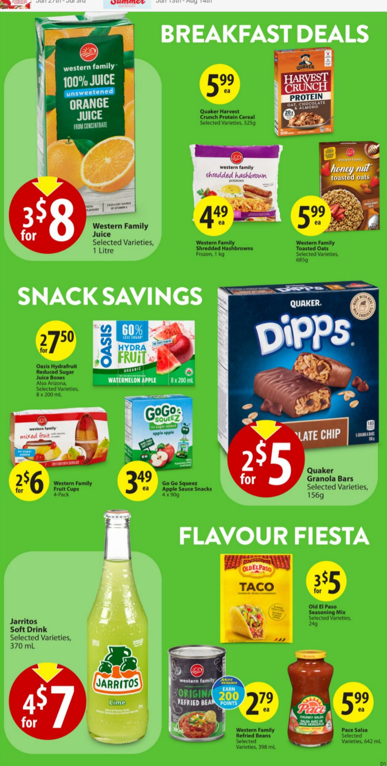 Circulaire Save-On-Foods 04.07.2024 - 10.07.2024