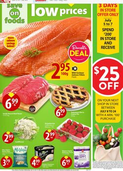 Circulaire Save-On-Foods 04.07.2024 - 10.07.2024