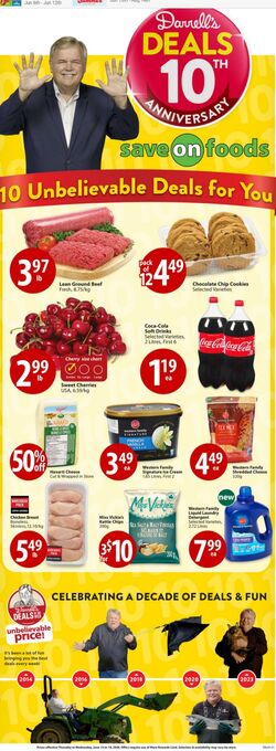 Circulaire Save-On-Foods 06.06.2024 - 12.06.2024