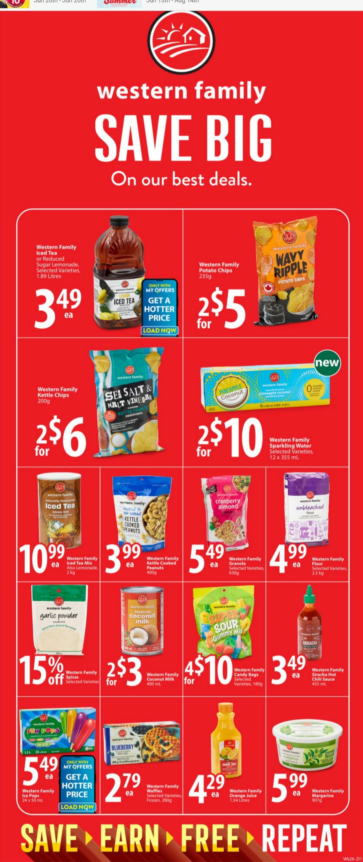 Circulaire Save-On-Foods 27.06.2024 - 03.07.2024