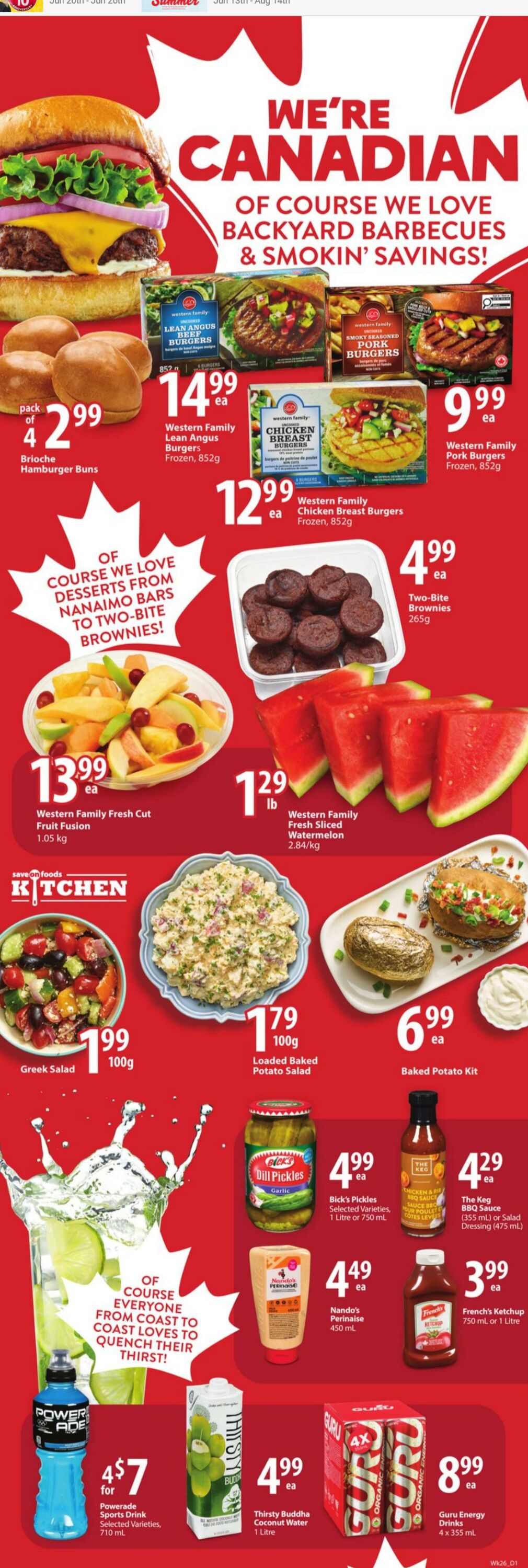 Circulaire Save-On-Foods 27.06.2024 - 03.07.2024