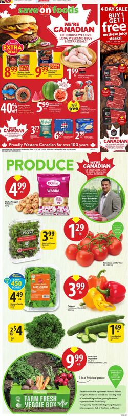 Circulaire Save-On-Foods 20.06.2024 - 26.06.2024