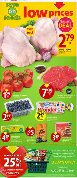 Circulaire Save-On-Foods 29.06.2023 - 05.07.2023