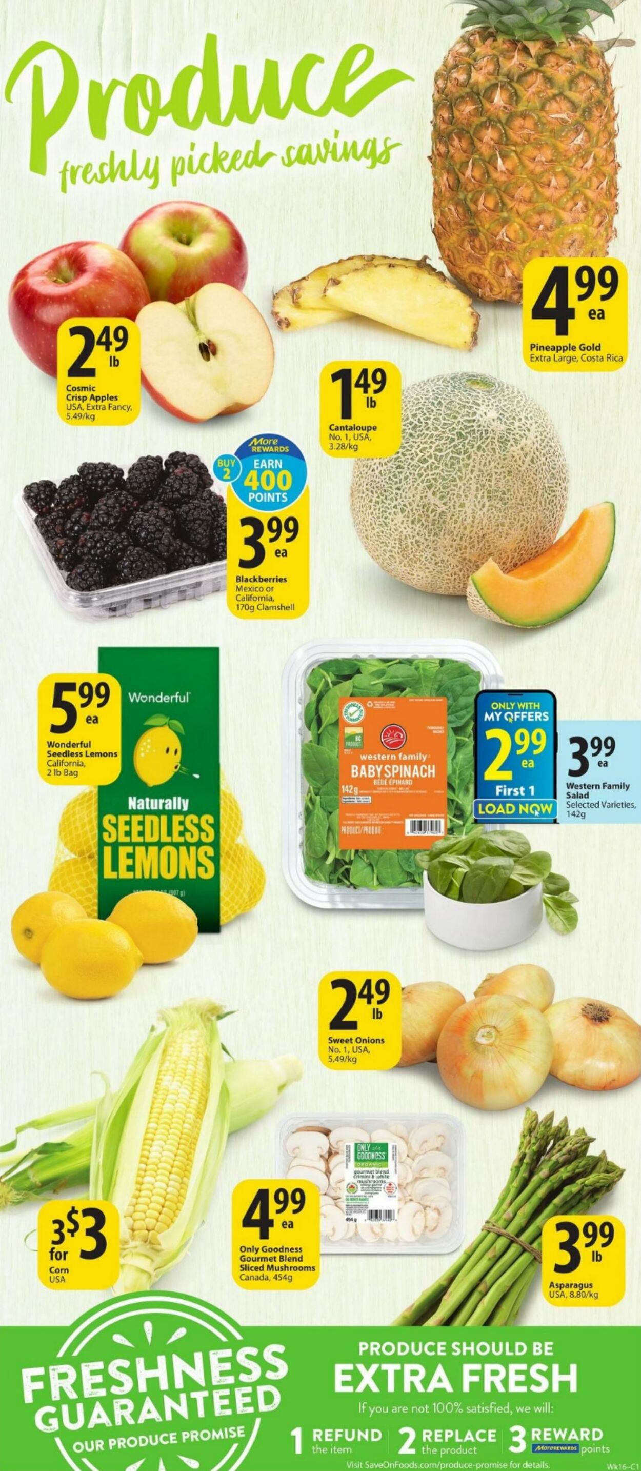 Circulaire Save-On-Foods 18.04.2024 - 24.04.2024